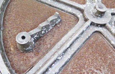 Vægdekoration, stor støbekliché på plade