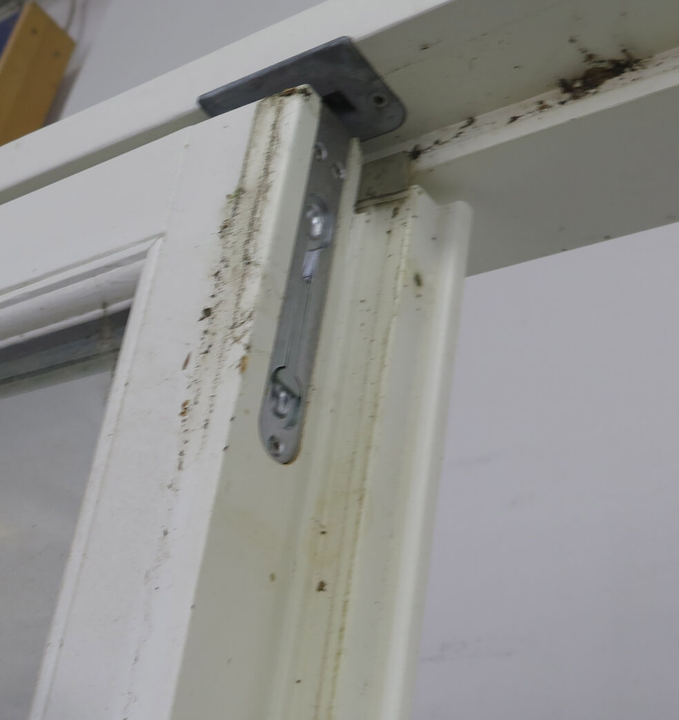 Dobbelt terrassedør med karm