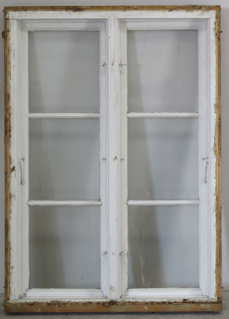 Sprossevindue med vandrette sprosser