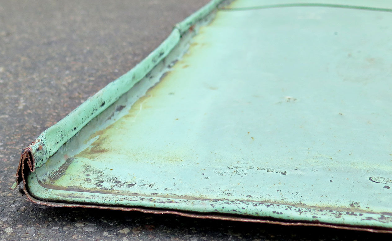 Irret kobberplade 190 - 215 cm