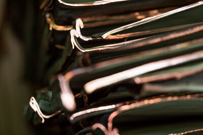 Irret kobberplade 56 x 95 cm