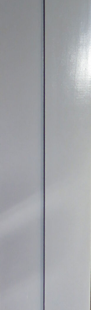 Træliste 6x34 mm 240 cm, malet lysegrå