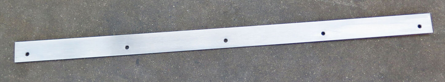 Bundstykke - Stål - rustfrit, 830mm