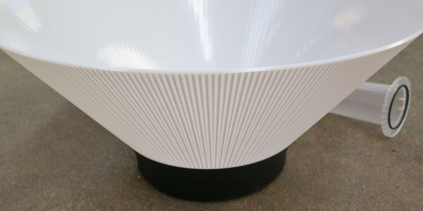 Glamox reflektor skærm - Hvid