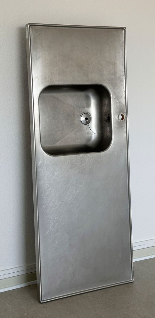 Stålbordplade med vask / vh