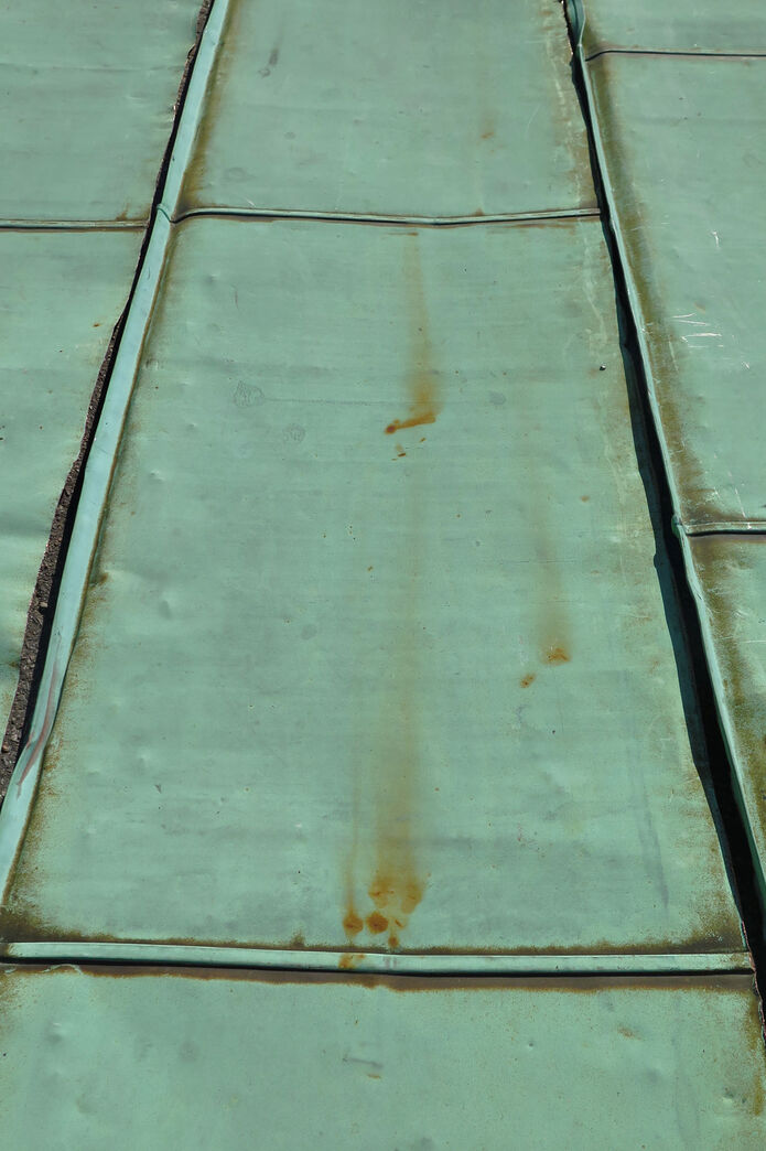 Irret kobberplade 140 - 180 cm