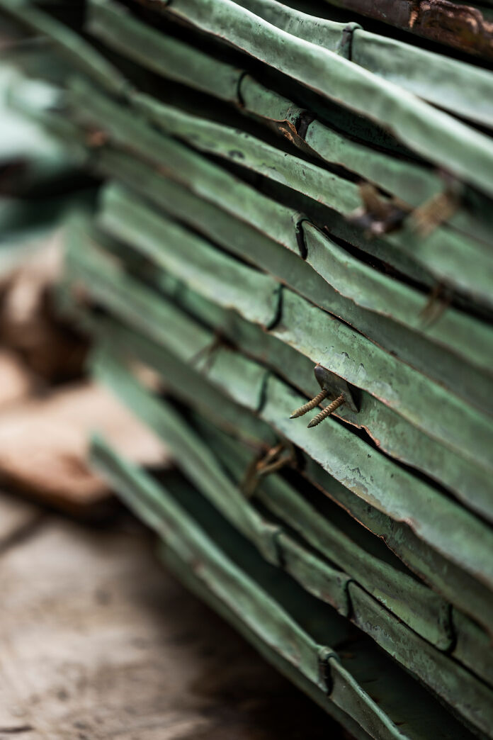 Irret kobberplade 140 - 180 cm