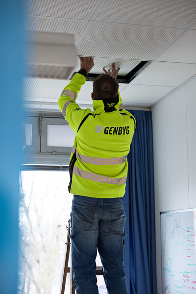 Gips akustikloft 595x595x10 mm