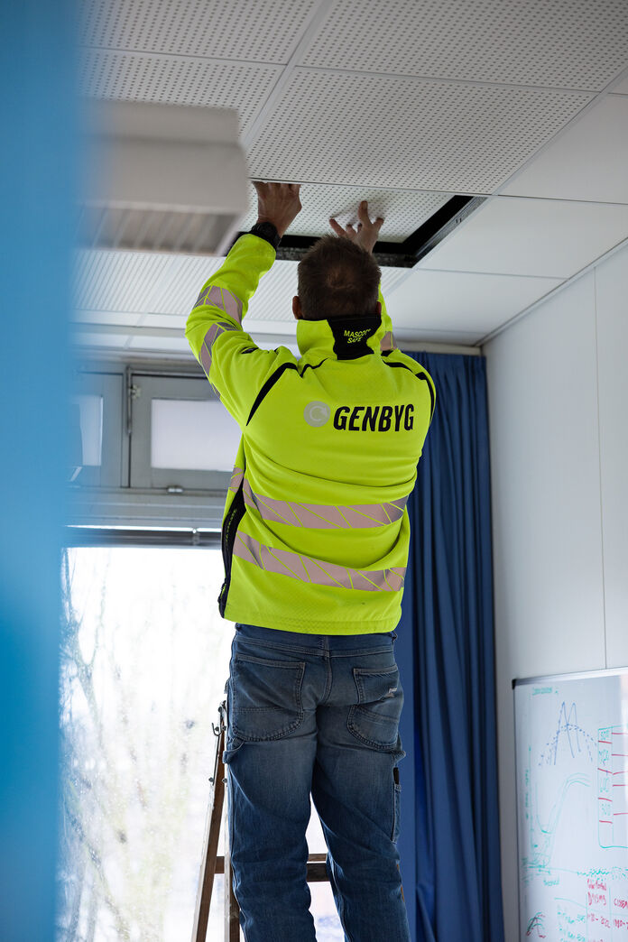 Gips akustikloft 595x595x10 mm