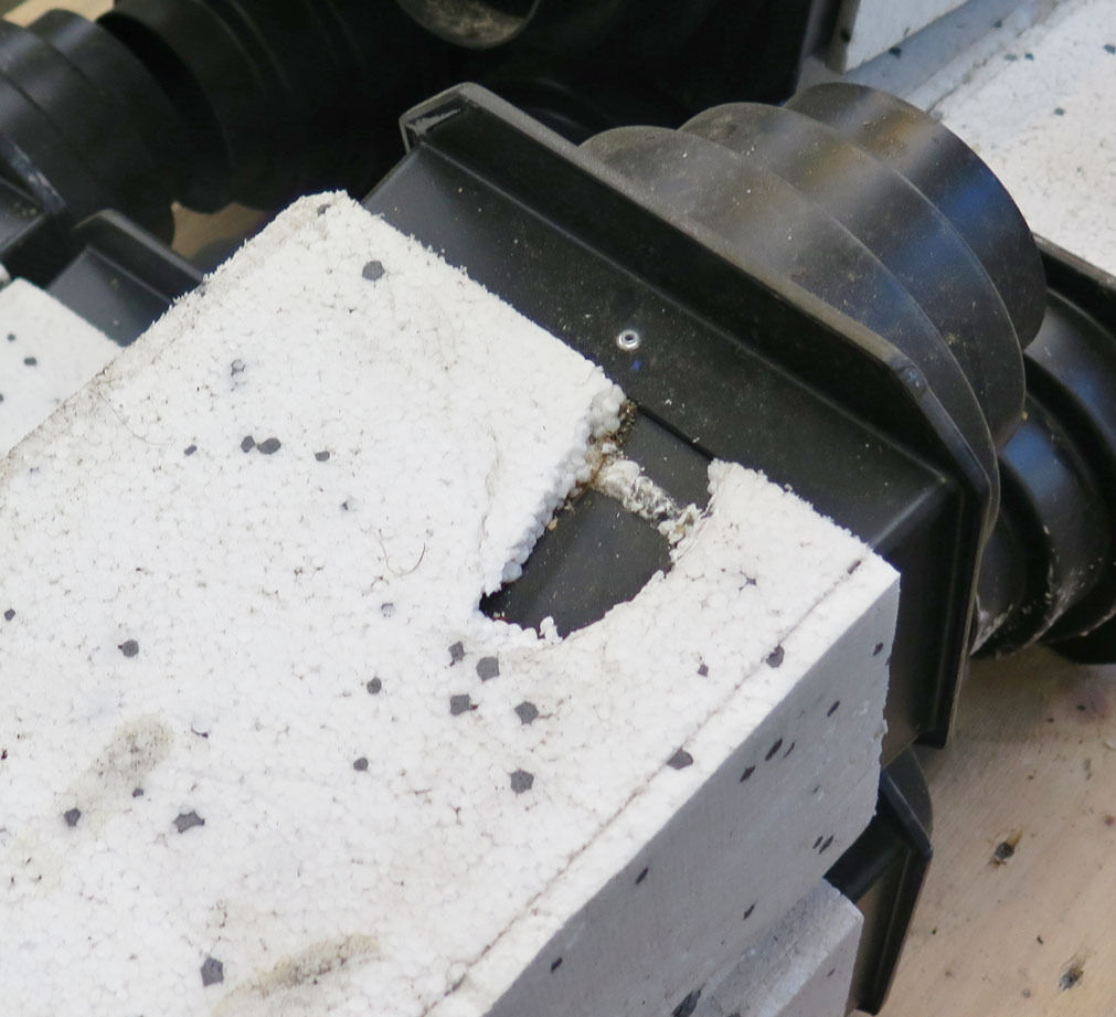 Aftræksrør med isolering 600x175x125 mm