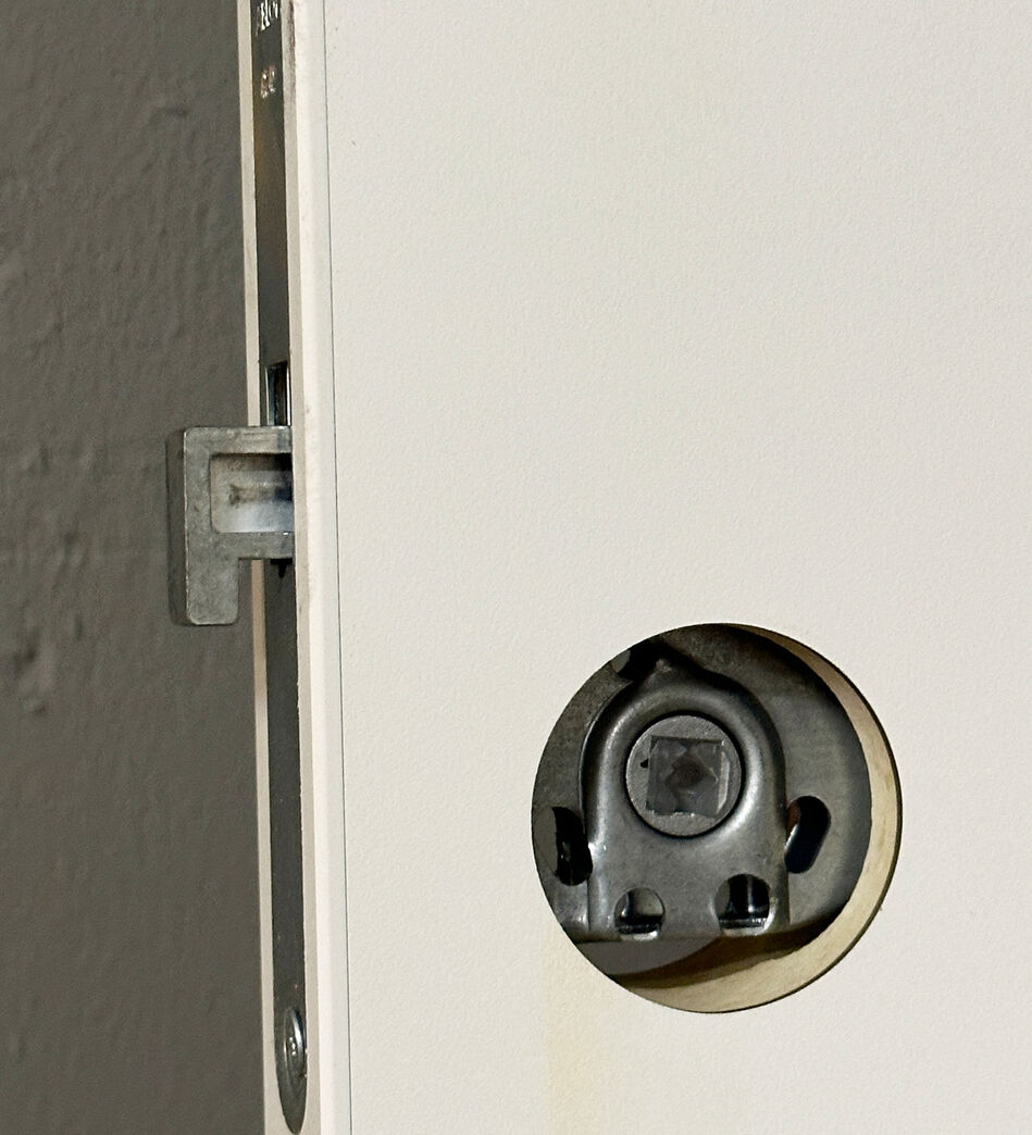 Ny skydedør med papegøjelås fra Swedoor