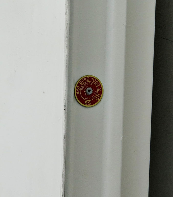 Dobbelt BS60 ståldør med karm