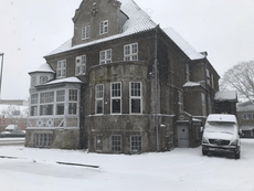 Dobbelt skydedør