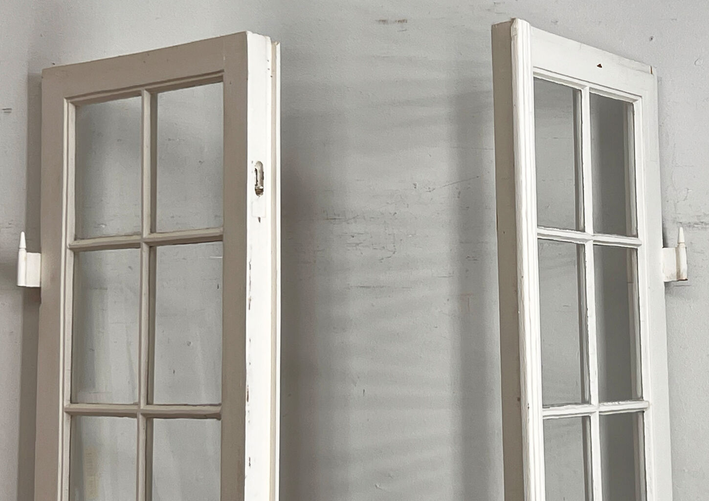 Dobbelt havedør uden karm