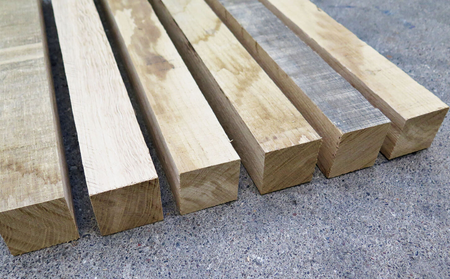 Egetræsstave 51x51x510mm