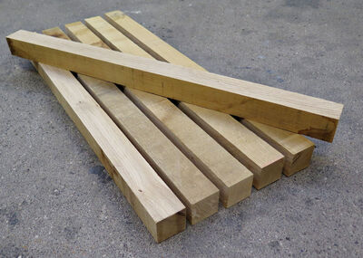 Egetræsstave 51x51x800mm Egetræsstave 51x51x800mm