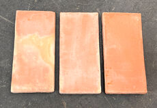 Røde rektangulære gulvtegl - 12 x 25 cm Røde rektangulære gulvtegl - 12 x 25 cm