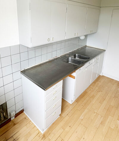 Komplet 60'er køkken, malet