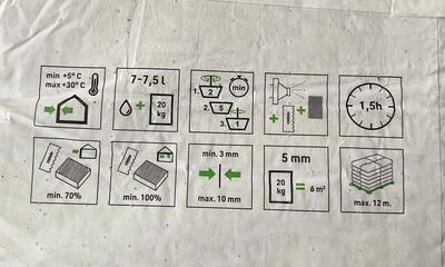 20 kg Multipor fix X710