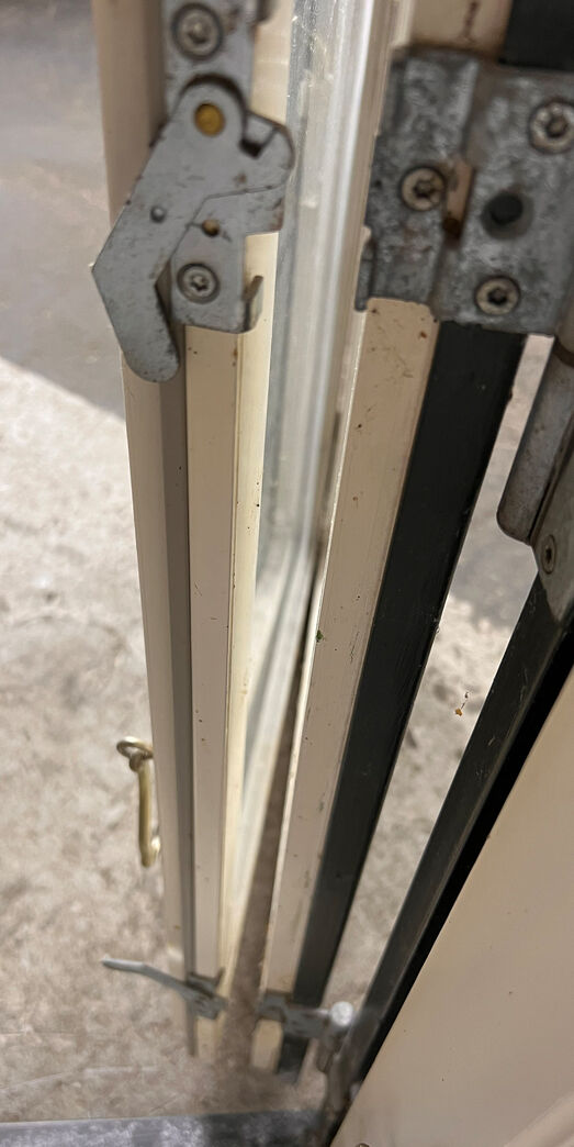 Blyindfattet vindue med koblede rammer Blyindfattet vindue med koblede rammer