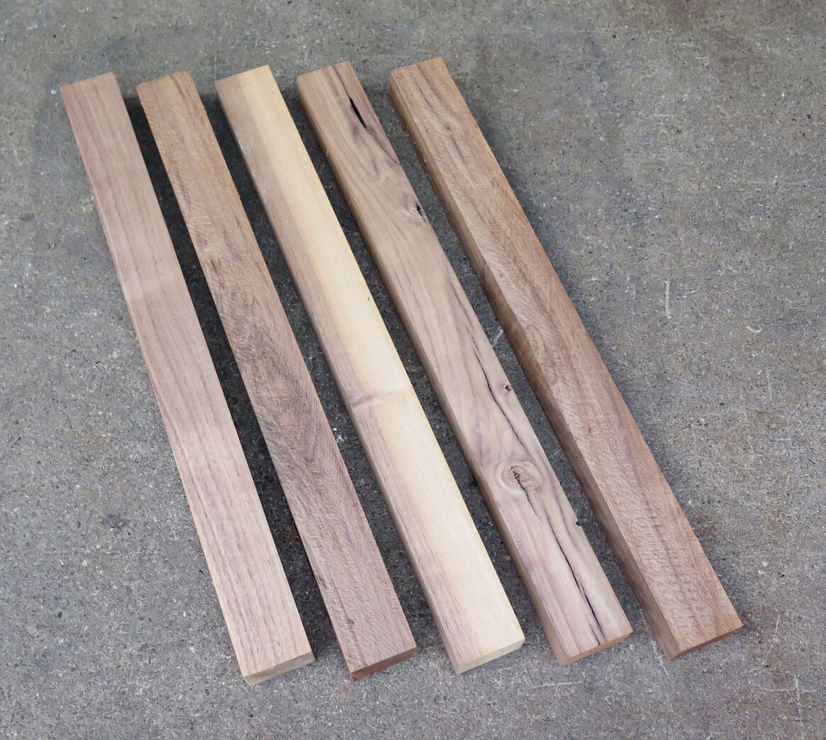 Valnødstræsstave ca 34x48x510mm Valnødstræsstave ca 34x48x510mm