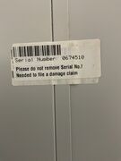 Metalskab med 4 låger