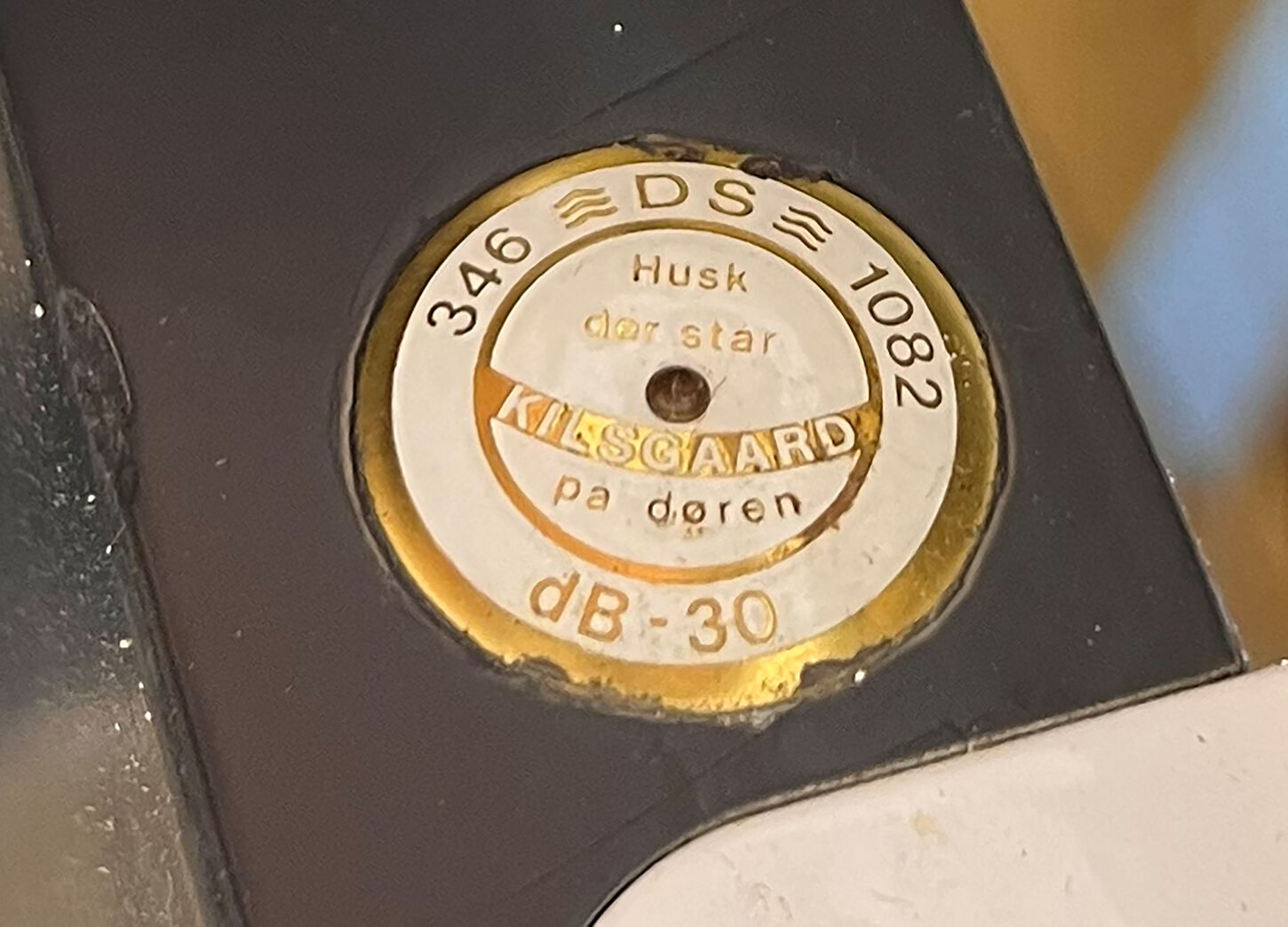 BD-30 branddør med karm