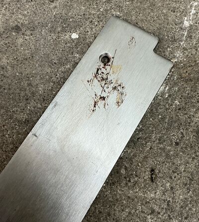 Bundstykke- stål- rustfrit 924 mm