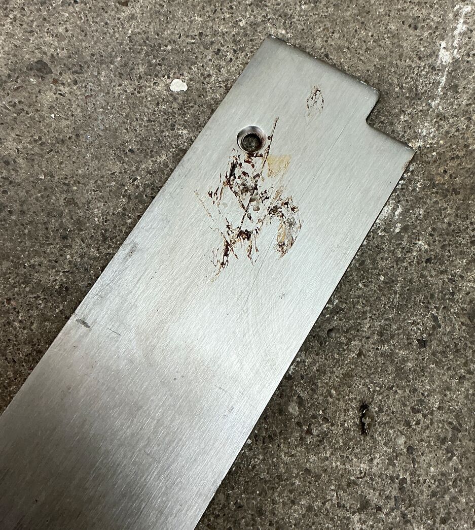 Bundstykke- stål- rustfrit 924 mm