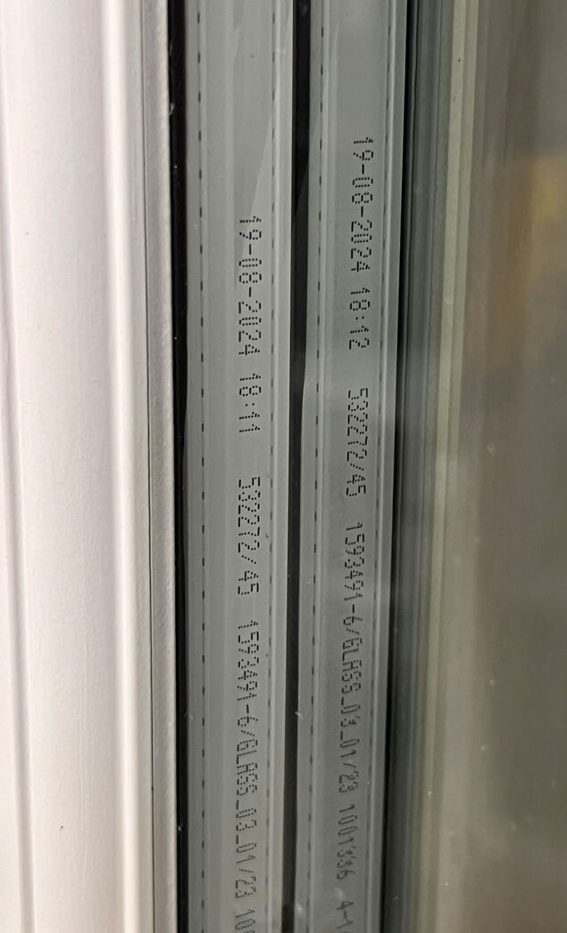 Dannebrogsvindue med 3-lagsglas