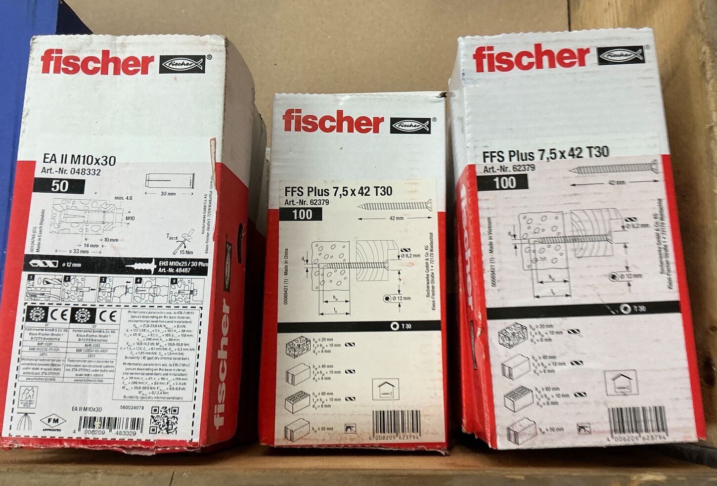 Facade ankre og karmskruer