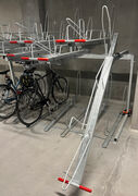 Cykelstativ til 14 cykler i 2 etager