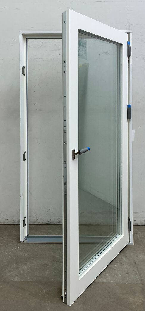 Bred terrassedør med karm