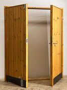 Dobbelt skurdør med karm