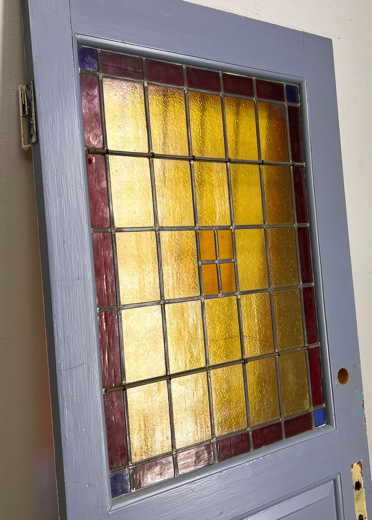 Fyldningsdør med glas