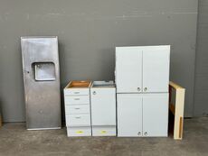 Komplet 60'er køkken, malet