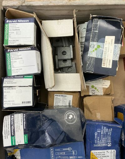 Bolte, Møtrikker og Skiver