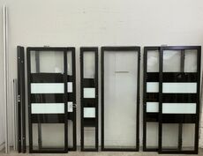 Folde-skydedøre - samlet bredde 455 cm