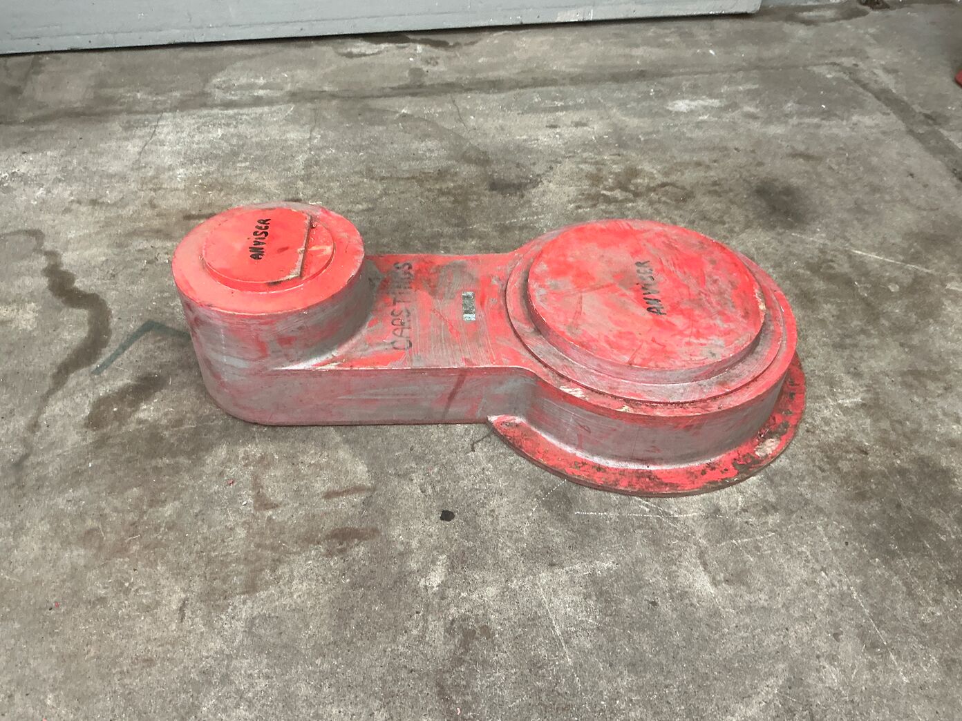 Støbeform fra Holbæk Jernstøberi