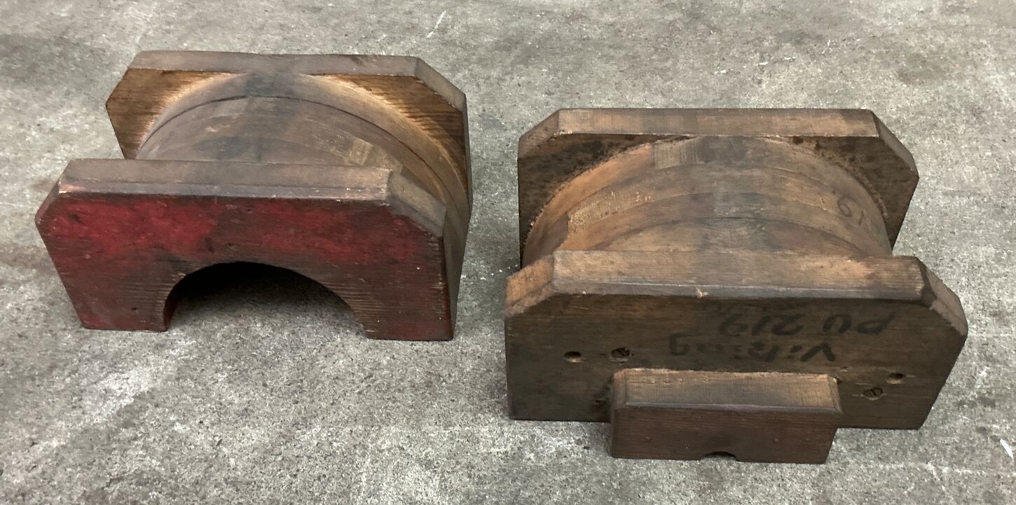 Støbeform fra Holbæk Jernstøberi