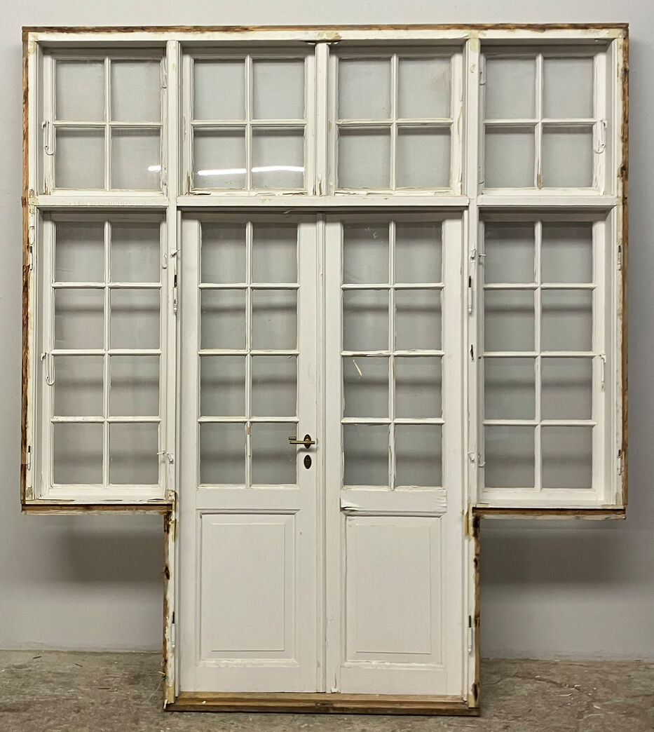 Havedørsparti med karm