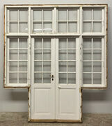 Havedørsparti med karm