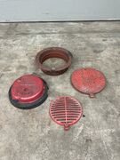 4 stk. støbeforme fra Holbæk Jernstøberi