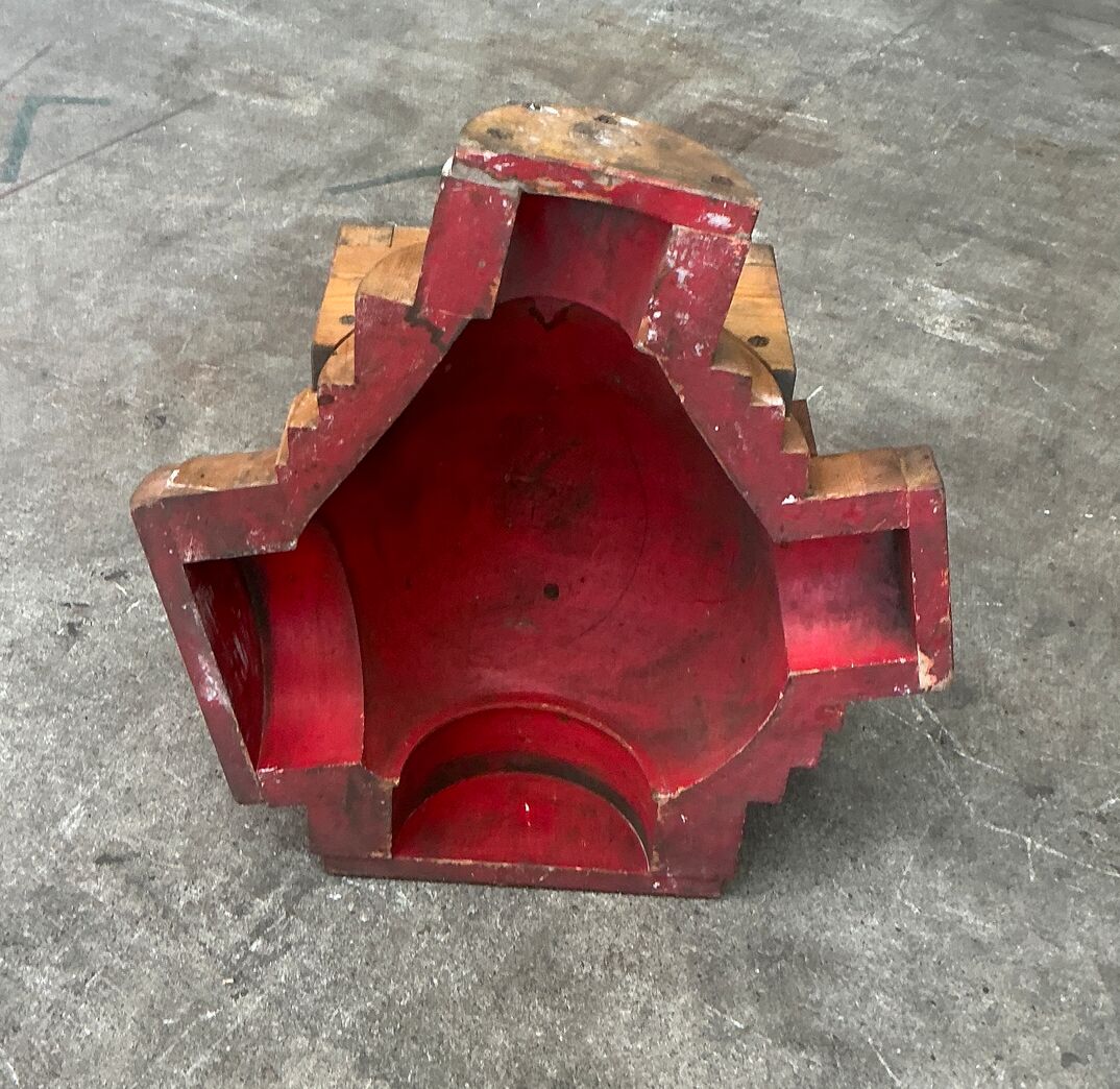 Støbeform fra Holbæk Jernstøberi