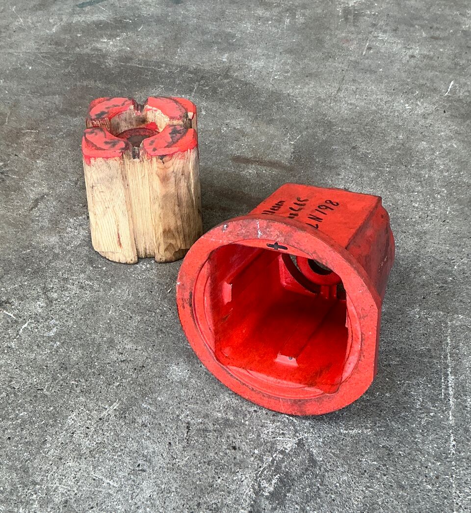 Støbeform fra Holbæk Jernstøberi