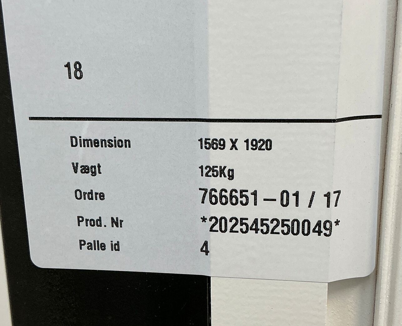 Energivindue med sprosser