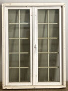 Bøjsø sprossevindue med koblede rammer