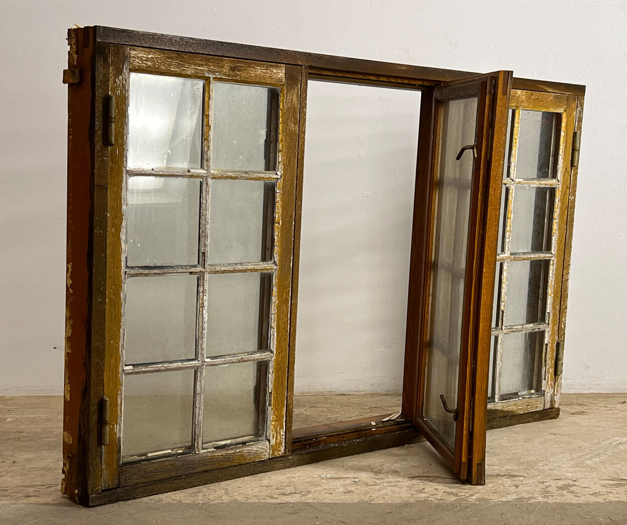 Sprossevindue i egetræ