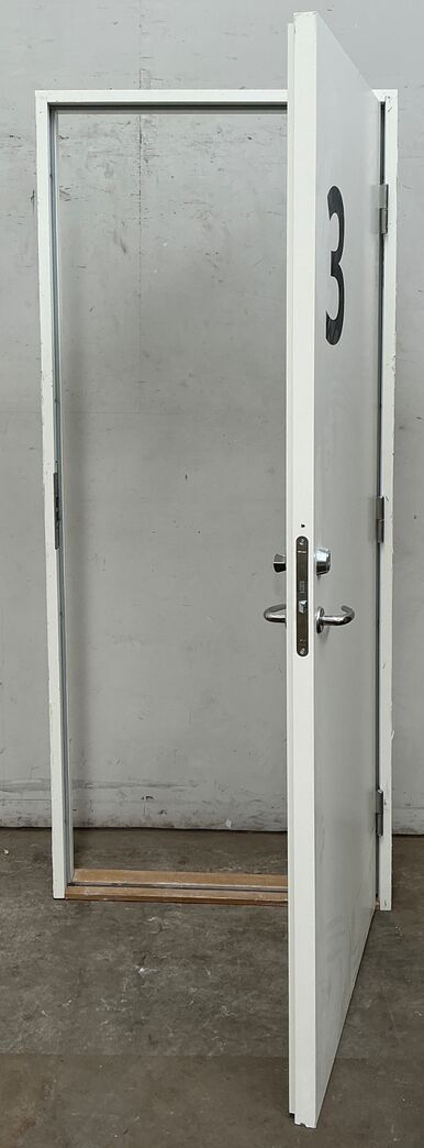 EI1-30/38dB branddør m/karm hh.