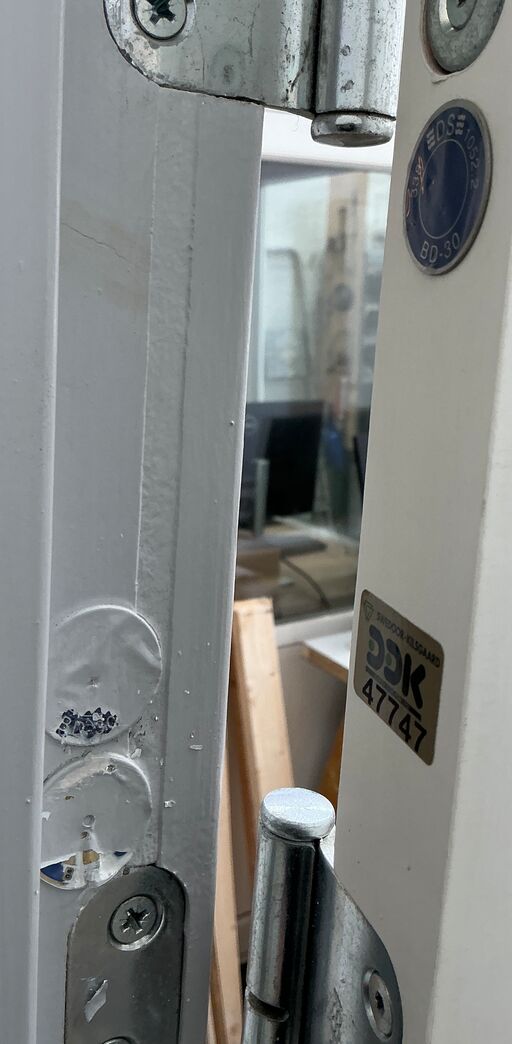 BD30 branddør m/ karm